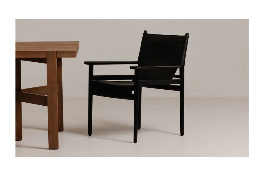 Heath Leather Dining Chair - Provance Furniture