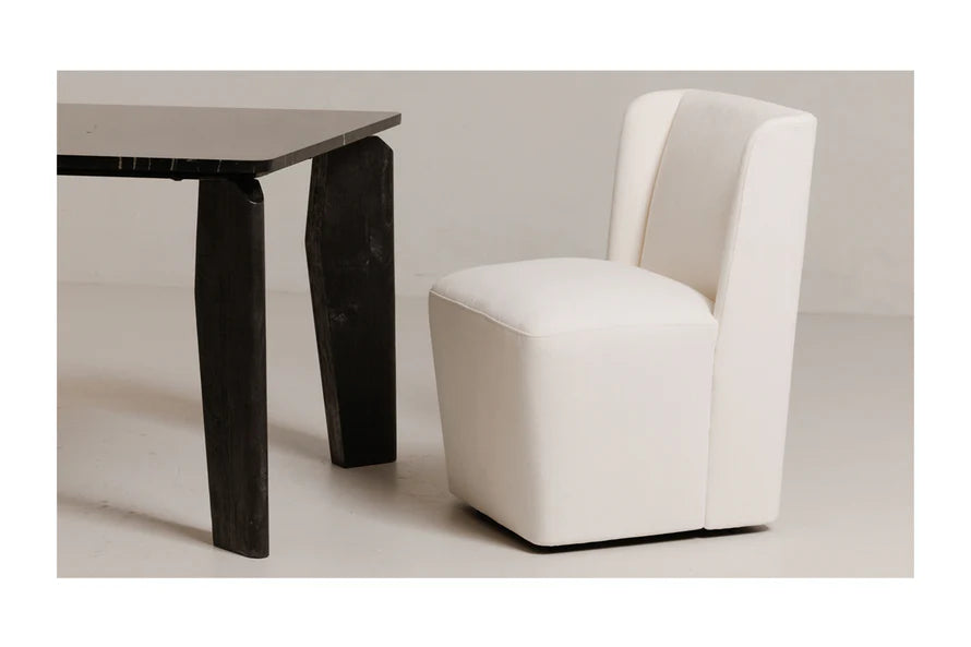 Darla Rolling Dining Chair - Provance Furniture