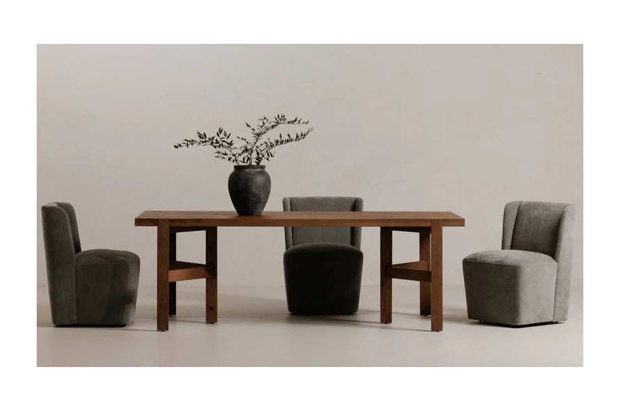 Darla Rolling Dining Chair - Provance Furniture