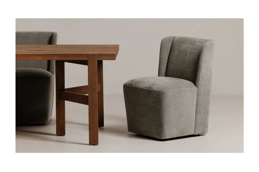 Darla Rolling Dining Chair - Provance Furniture