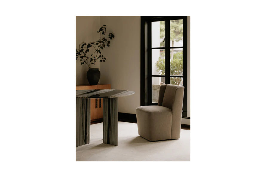 Darla Rolling Dining Chair - Provance Furniture