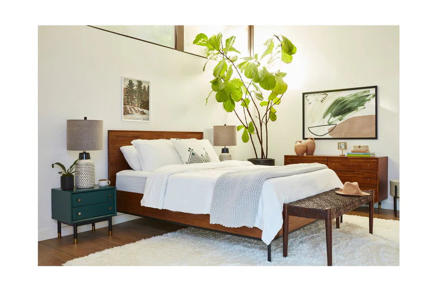 Evans Leather Bench - Provance Furniture