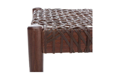 Evans Leather Bench - Provance Furniture